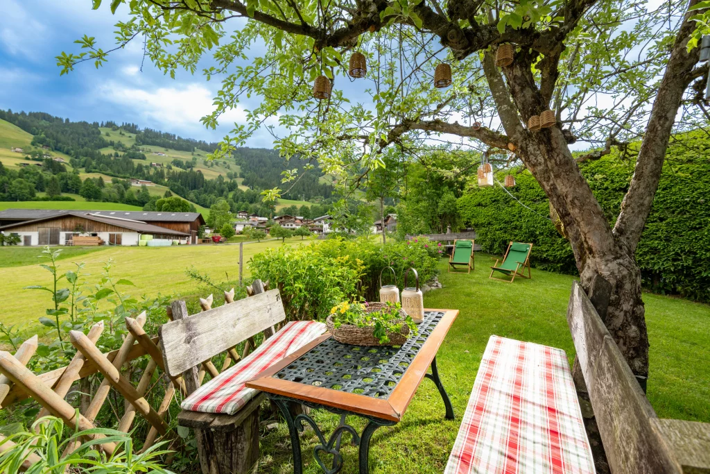 Gartenbereich für alle Gäste zur freien Nutzung